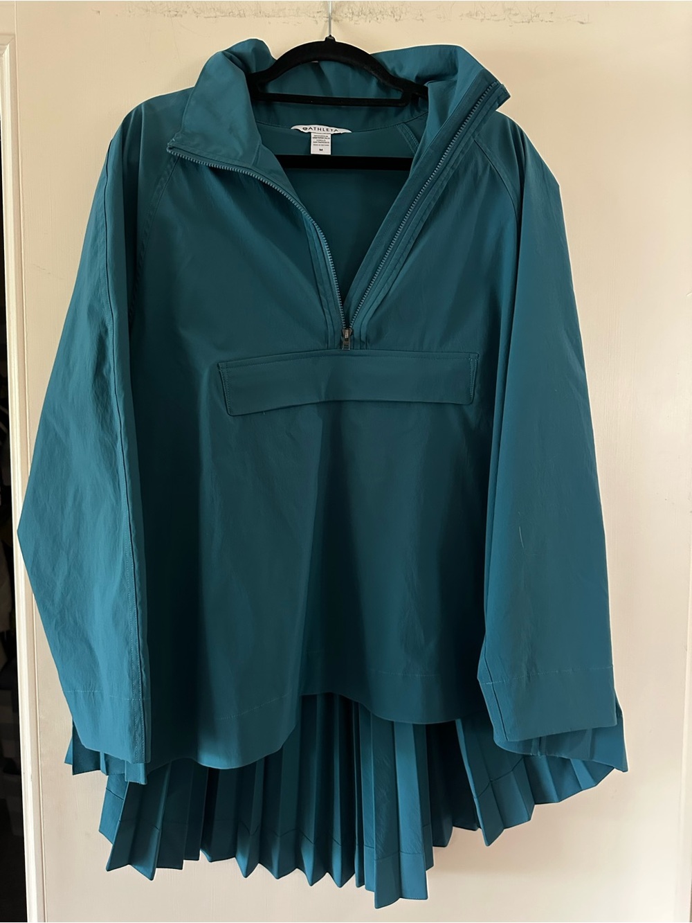 Athleta Teal Half-Zip Pullover Anorak Jacket